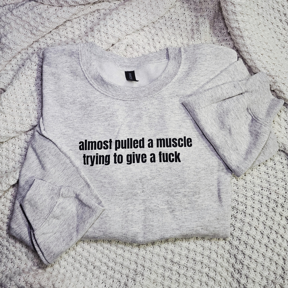 Gray Graphic Sweatshirt